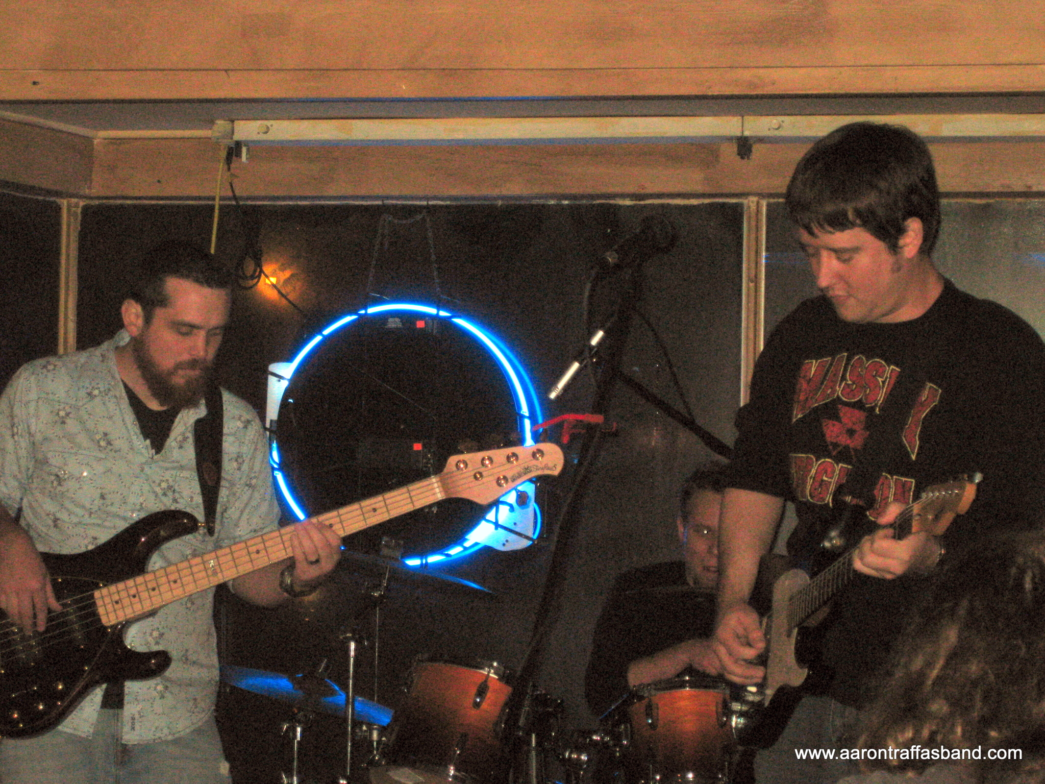 Aaron Traffas Band is Randy Miller, Mason Powell, and Aaron Traffas - live music in Baldwin City, Kansas