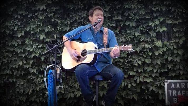 Aaron Traffas playing Meet Me at the Corner in Stilwell, Kansas