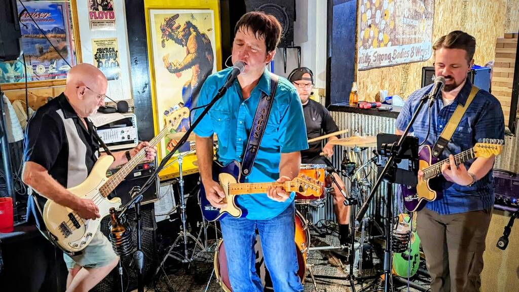 Aaron Traffas Band playing live music in Garden Plain, Kansas