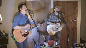 Aaron Traffas and Lucas Maddy play country music in Oakley Kansas