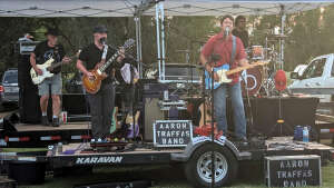 Aaron Traffas Band playing country and americana music in southern Kansas